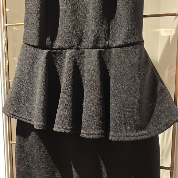 Black dress, mid length, charlotte russe, size medium - Picture 8 of 11